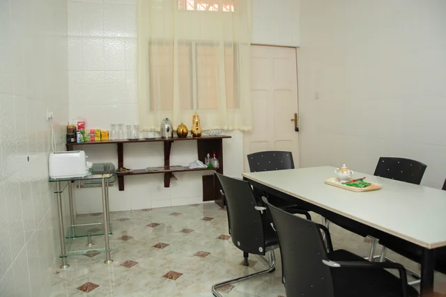 Guest refreshment area
